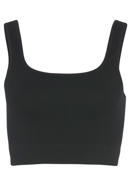 LASCANA Crop-Top Seamless Top mit Rippstruktur günstig online kaufen