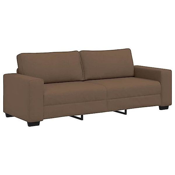 vidaXL Sofa 3-Sitzer-Sofa Braun 180 cm Stoff günstig online kaufen