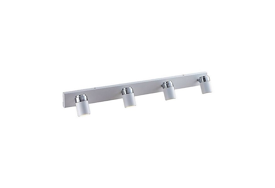 Lindby Deckenstrahler Kardo, Metall, Weiß IP44, 4 x 35 W günstig online kaufen