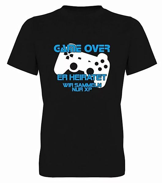 G-graphics T-Shirt Herren T-Shirt - Game over – Er heiratet – wir sammeln n günstig online kaufen