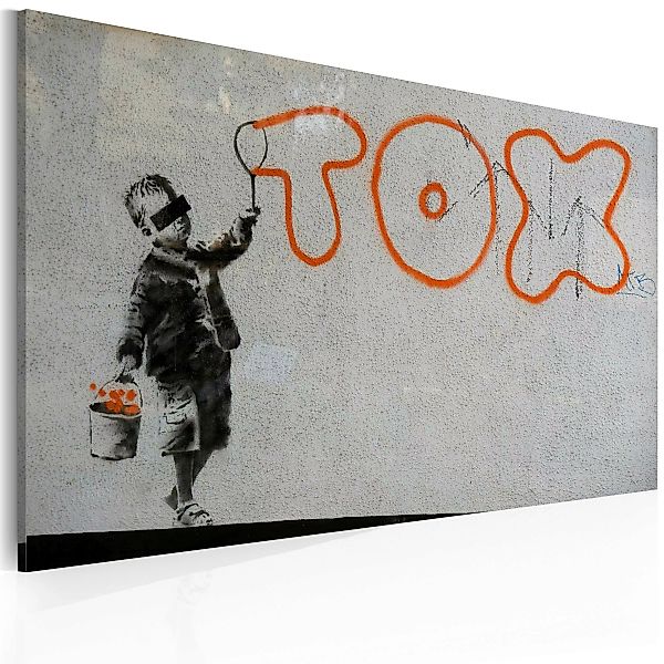 Wandbild - Wallpaper graffiti (Banksy) günstig online kaufen