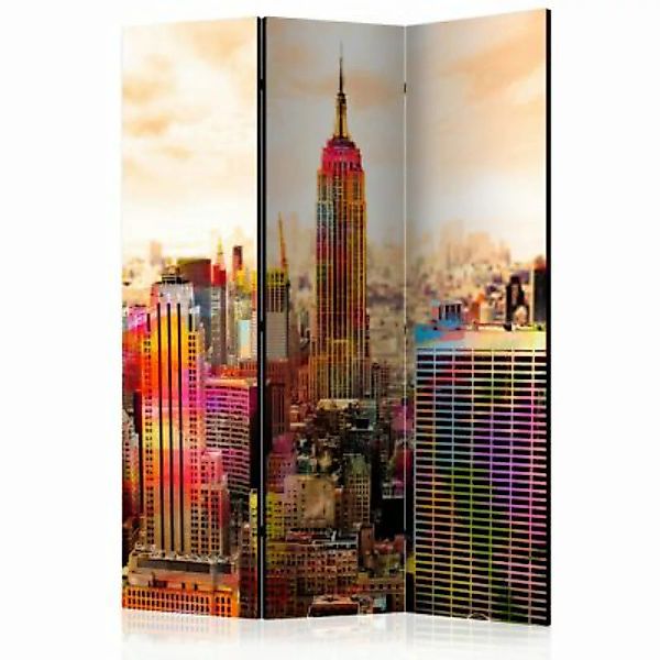 artgeist Paravent Colors of New York City III [Room Dividers] mehrfarbig Gr günstig online kaufen