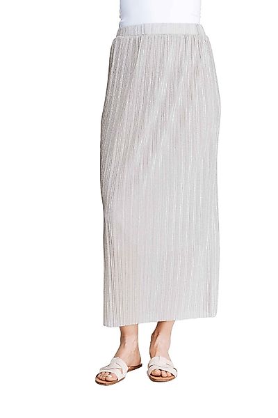 Zhrill Sommerrock Plisseerock ISELLE Beige günstig online kaufen