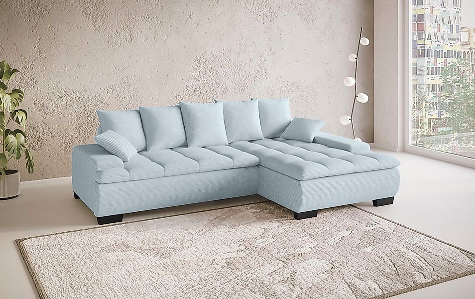 INOSIGN Ecksofa "Haiti II, L-Form", wahlweise mit Schlaffunktion/Bettkasten günstig online kaufen