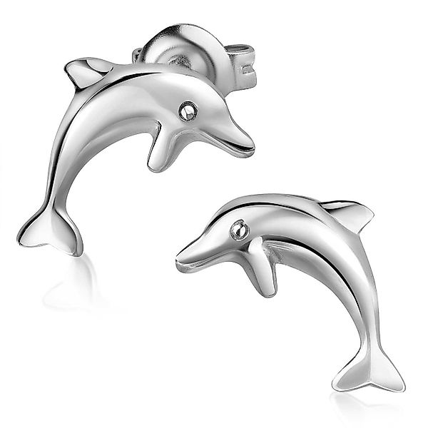 Materia Paar Ohrstecker Delfin Ohrringe Silber günstig online kaufen
