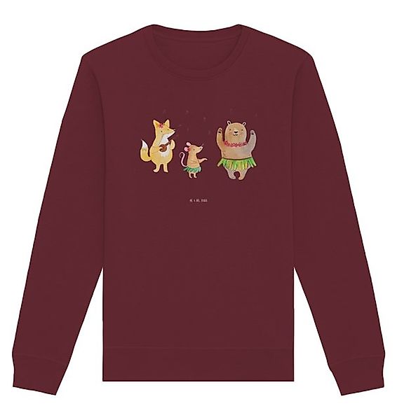 Mr. & Mrs. Panda Longpullover Größe L Waldtiere Aloha - Burgundy - Geschenk günstig online kaufen