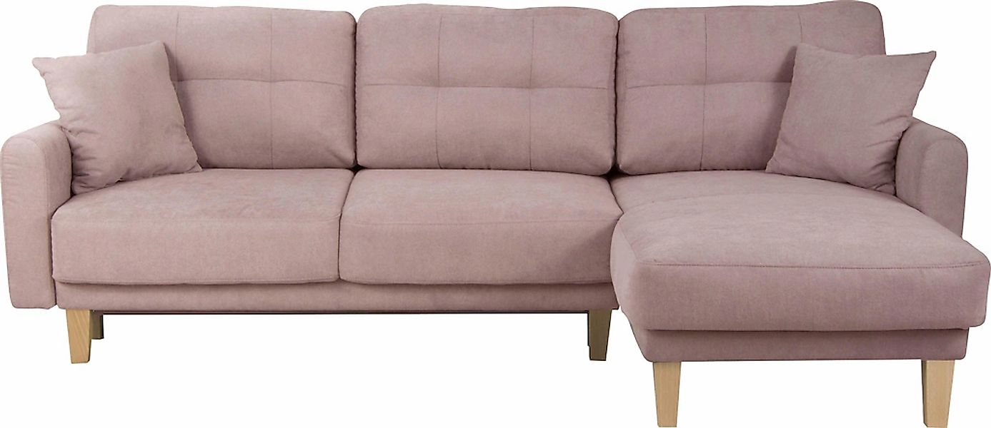 Home affaire Ecksofa "TRIPLO optionale Schlafsofa mit Bettkasten, Maße B/T/ günstig online kaufen