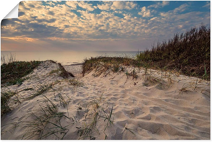 Artland Wandbild »Strand an Küste der Ostsee Graal Müritz«, Küstenbilder, ( günstig online kaufen