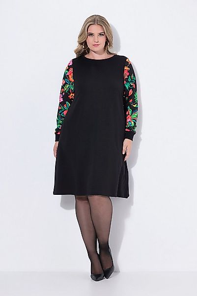 MIAMODA Jerseykleid Sweatkleid A-Linie Langarm mit Muster günstig online kaufen