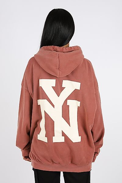 Worldclassca Hoodie Worldclassca Oversized NEW YORK Hoodie Print Kapuzenpul günstig online kaufen