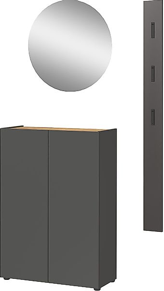 GERMANIA Garderoben-Set GW-Alviano, (3-St), mit rundem günstig online kaufen