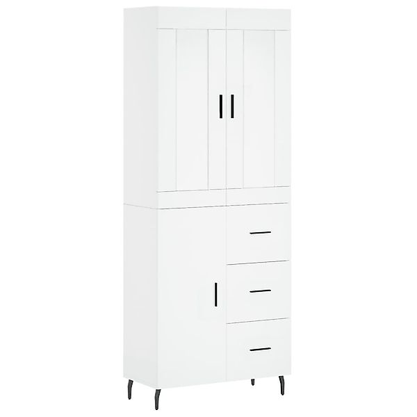 vidaXL Highboard Highboard Weiß 69,5x34x180 cm günstig online kaufen