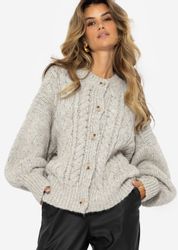 SASSYCLASSY Cardigan Oversize Strickjacke Damen mit günstig online kaufen