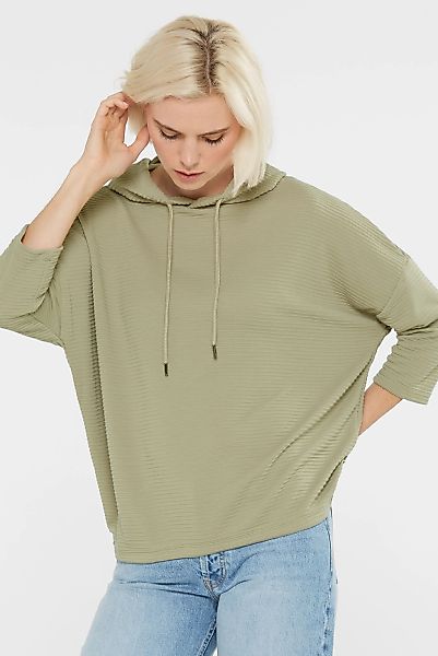 SENSES.THE LABEL Kapuzensweatshirt, mit überschnittenen Schultern günstig online kaufen