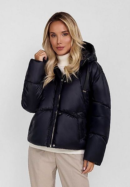 Respect Winterjacke Kurze Steppjacke mit Kapuze und Doppelverschluss (XS-XX günstig online kaufen