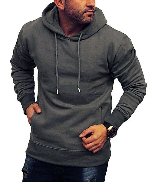 RMK Kapuzenpullover Herren Hoodie Pullover mit Kapuze Langarmshirt Longslee günstig online kaufen
