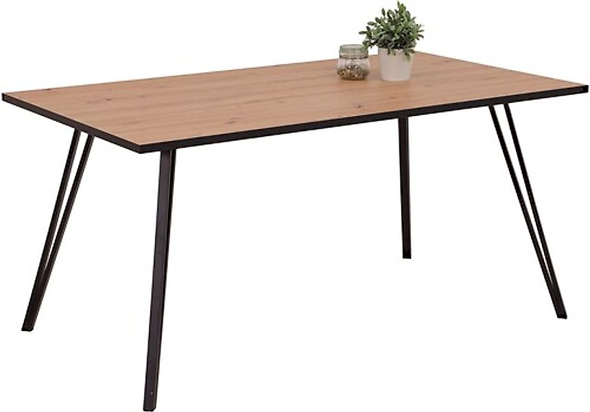 HELA Esstisch, Verschiedene Dekore, 160cm günstig online kaufen