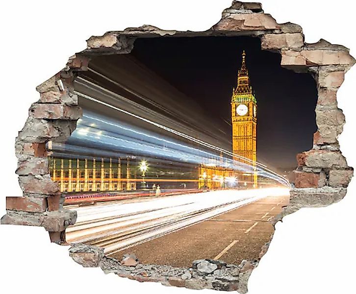 queence Wandtattoo »Big Ben« Wandsticker, Wandbild, selbstklebend, 3D, Wand günstig online kaufen