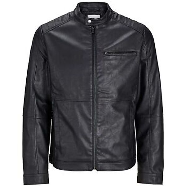 Jack & Jones  Jacken 12261196  DYLAN PU BIKER JACKET-BLACK günstig online kaufen