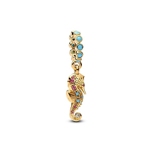 Pandora Charm-Einhänger Charm-Anhänger Seepferdchen Zirkonia 14K günstig online kaufen