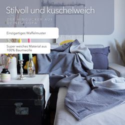 Wohndecke flauschige Kuscheldecke, wärmende Couchdecke aus günstig online kaufen