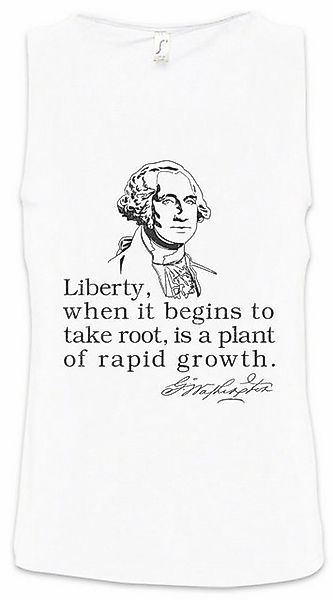 Urban Backwoods Tanktop Washington Liberty Ärmelloses T-Shirt George Washin günstig online kaufen