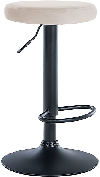 CLP Barhocker Ponte Samt-Bezug, drehbar und günstig online kaufen