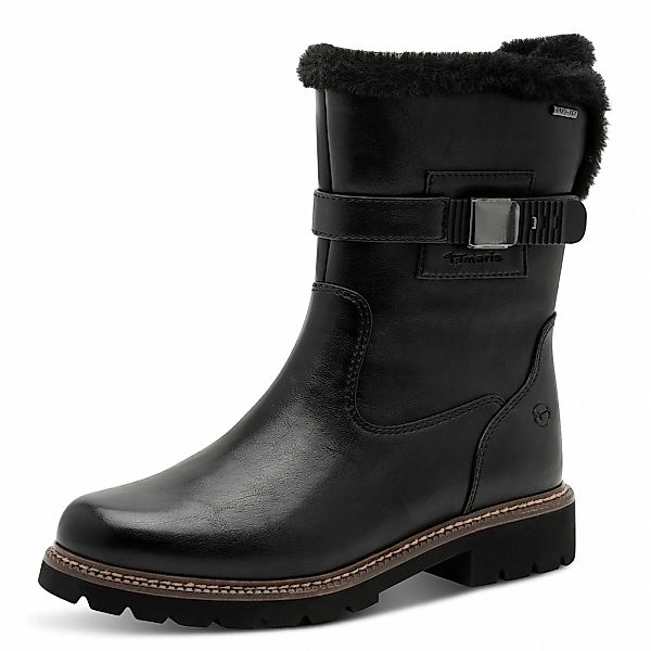Tamaris Winterstiefelette, Blockabsatz, Winterboots mit Zierriegel und Inne günstig online kaufen