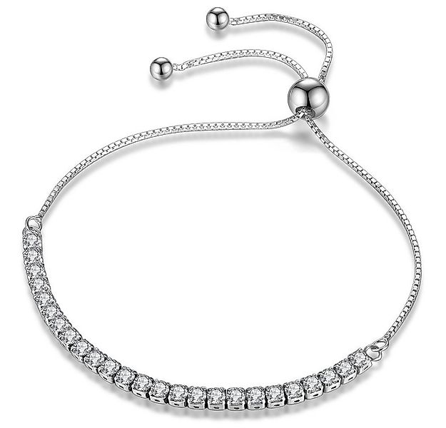 Kim Johanson Armband Flair (1-tlg), mit Silberkristall-Zirkonia, verstellba günstig online kaufen