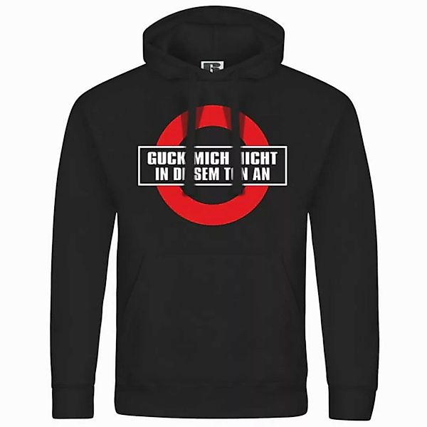 deinshirt Kapuzenpullover Herren Kapuzenpullover Guck mich nicht in diesem günstig online kaufen