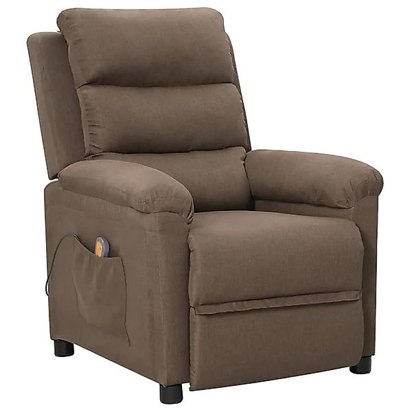 vidaXL Massagesessel Taupe Stoff 342359 günstig online kaufen