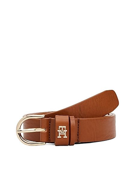 Tommy Hilfiger Ledergürtel ESSENTIAL EFFORTLESS 2.5 GOLD Logoemblem, weiche günstig online kaufen