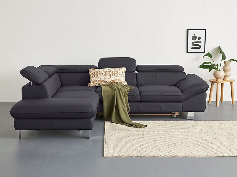 COTTA Ecksofa Driver L-Form, mit Kopfteilverstellung, günstig online kaufen