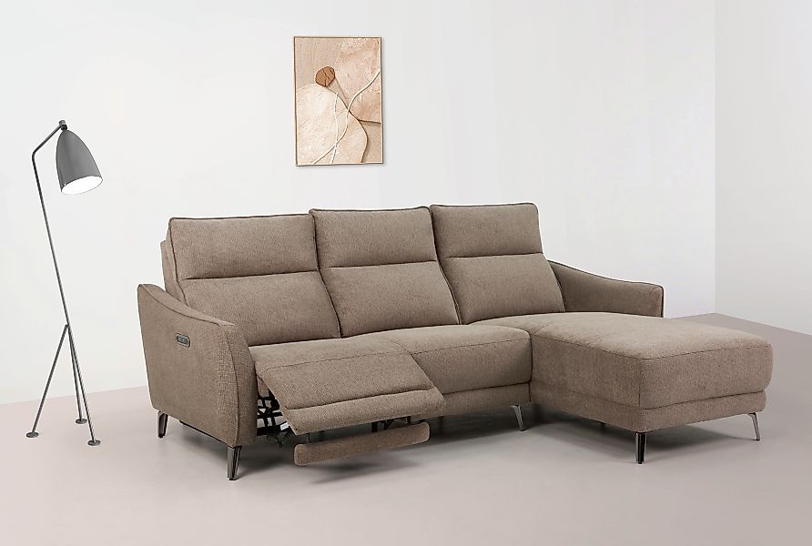 INOSIGN Ecksofa "TAYLER 3-Sitzer, L-Form (Breite 239cm), elektr. Relaxfunkt günstig online kaufen