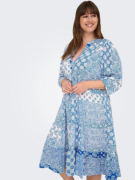 ONLY CARMAKOMA Tunikakleid CARMILANA 3/4 DRESS WVN NOOS Sommerkleid günstig online kaufen