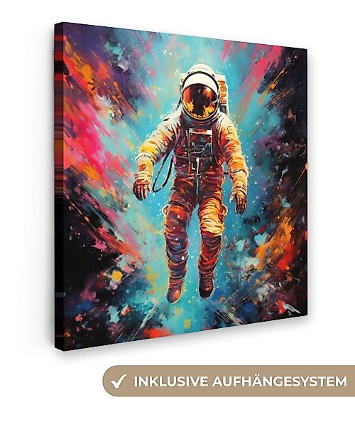 OneMillionCanvasses® Leinwandbild Astronaut - Graffiti - günstig online kaufen