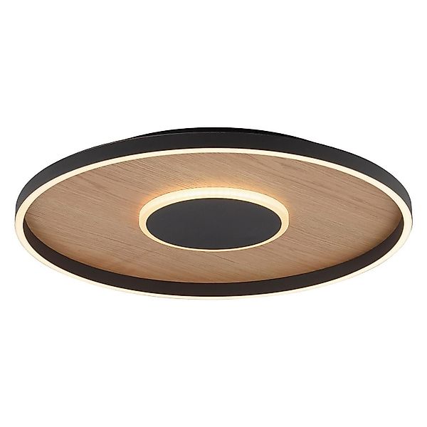 MONDO LED Deckenleuchte FAMERA, 2-flammig, Braun, günstig online kaufen