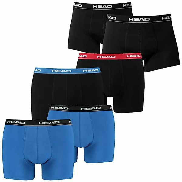 HEAD Herren Boxershorts, 6er Pack - Pants, Unterhose, Cotton Stretch, Basic günstig online kaufen