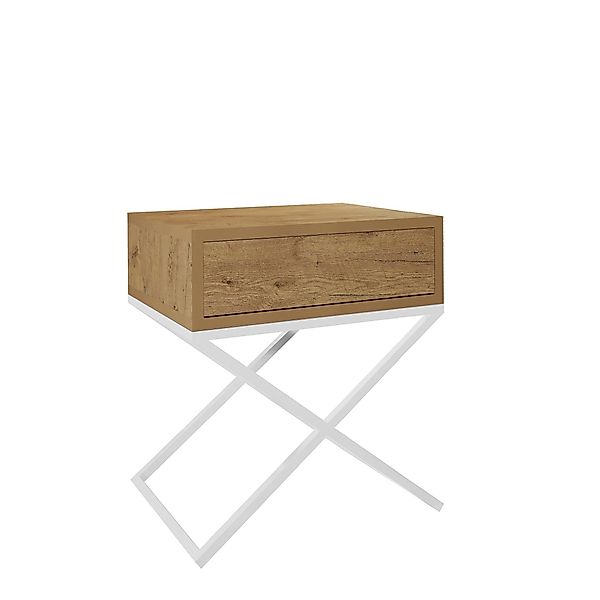 Beautysofa Nachttisch Max (inkl. Schublade, x-förmigen günstig online kaufen