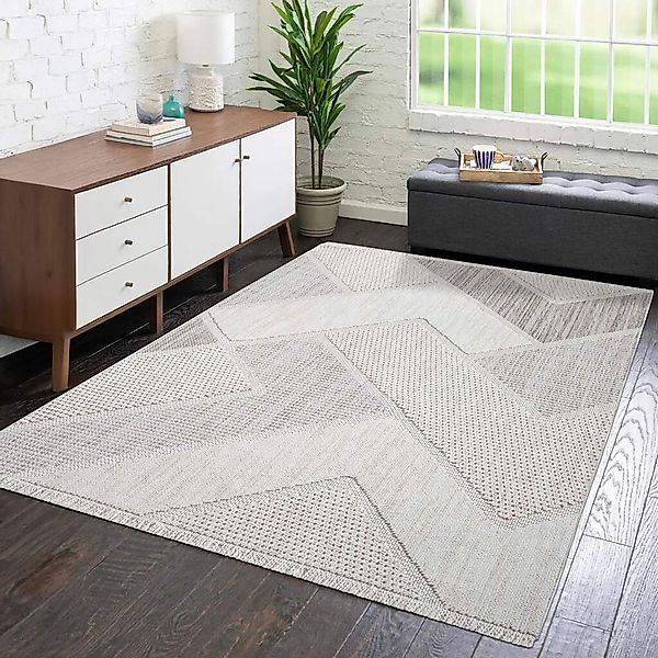 Carpet City Teppich »LINDO 8877«, rechteckig, 11 mm Höhe, Kurzflor, Hochtie günstig online kaufen