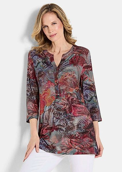GOLDNER Tunika Jersey-Oberteil mit Rundhals Schmeichelnde Drucktunika mit f günstig online kaufen
