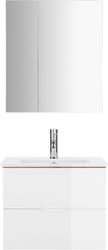 welltime Badmöbel-Set Lund Badmöbel Set Badschrank günstig online kaufen