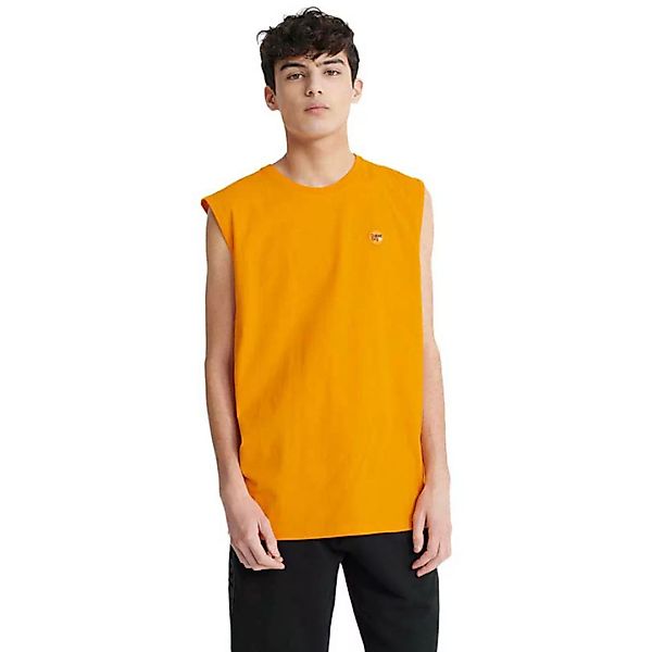 Superdry Collective Oversized Ärmelloses T-shirt M Vivid Marigold günstig online kaufen