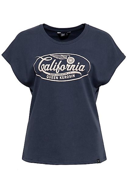 QueenKerosin Print-Shirt California (1-tlg) Wohlfühlfaktor mit Modal günstig online kaufen