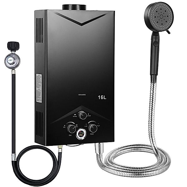 Rutaqian Durchlauferhitzer Gas Warmwasserbereiter Tankless Instant, günstig online kaufen