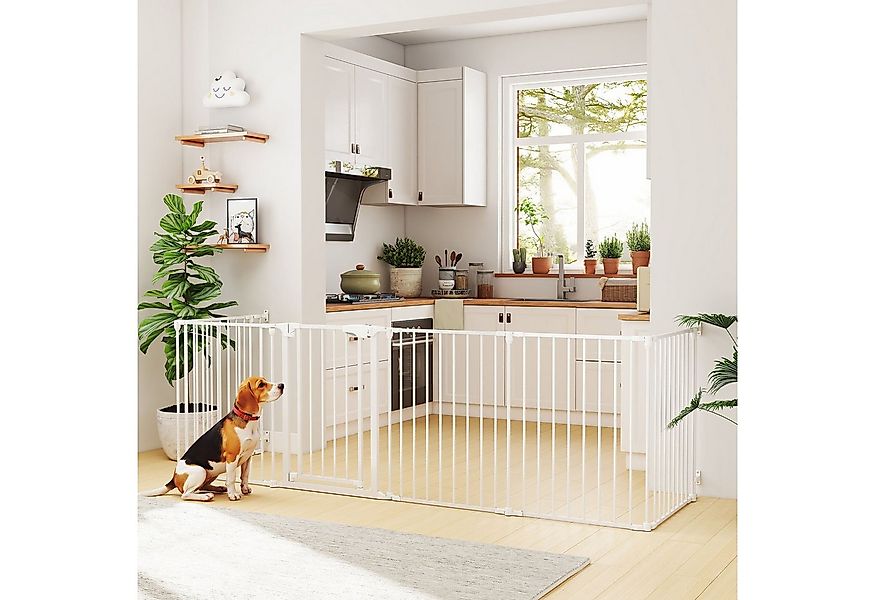 PawHut Freigehege faltbar Hundelaufstall mit Tür, für drinnen und draußen, günstig online kaufen