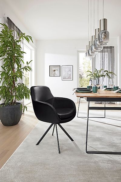 Musterring Esszimmerstuhl "Tavia" (Set) 2 Stk.Stativgestell Eisen schwarz, günstig online kaufen