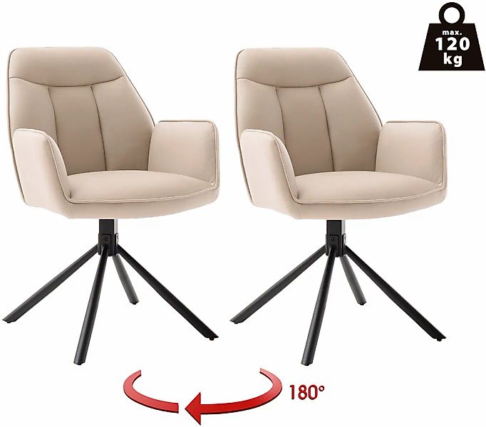 MCA furniture Armlehnstuhl "RAFAELA Esszimmerstuhl (2er Set) - Stuhl" (Set) günstig online kaufen