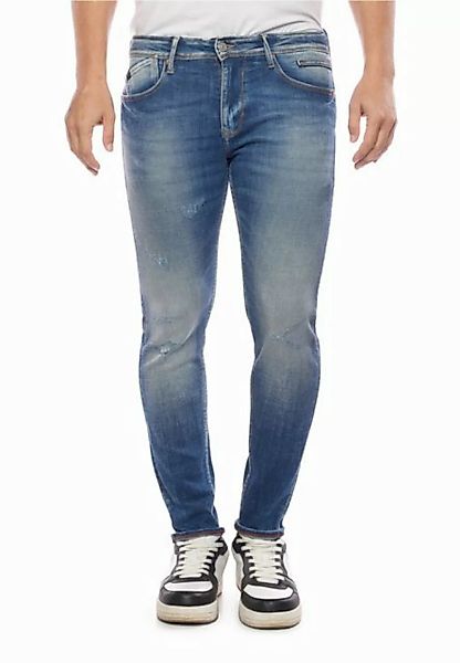 Le Temps Des Cerises Slim-fit-Jeans im lässigen Used-Look günstig online kaufen