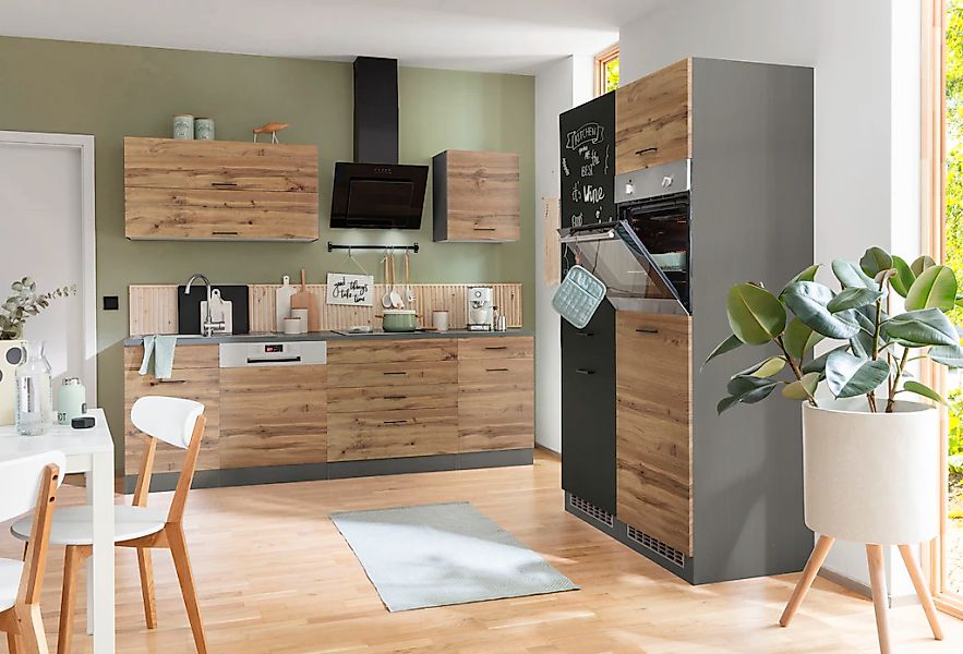 KOCHSTATION Küchenzeile »KS-Trier«, ohne E-Geräte, Breite 360 cm günstig online kaufen